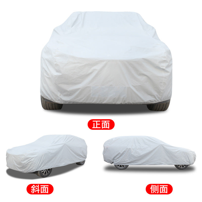 Car cover PEVA Single Layer Car Cover Car Sunshade Rainproof Sunproof Universal Type Printable LOGO Car Cover
