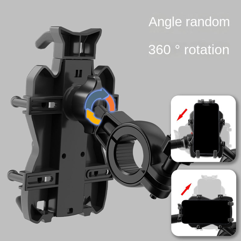 Take-out Battery Car Mobile Phone Stand Road Bike Eight Claw Silicone Navigation Bracket Outdoor Bicycle Riding Mobile Phone Accessories