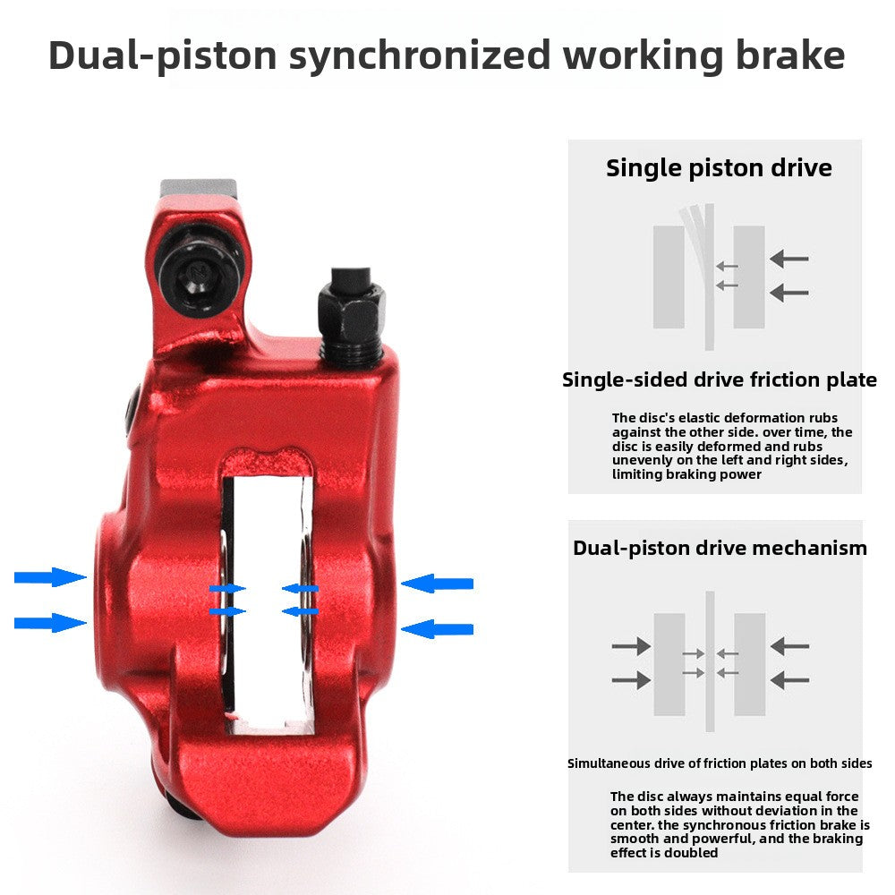 ZOOM HB875 Oil Brake Mountain Bike Oil Disc Hydraulic Disc Brake Bicycle Oil Tube Brake MT200