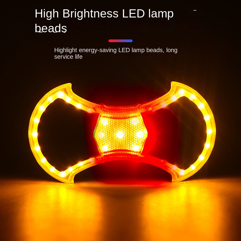 Bicycle Turn Signal Usb Charging Bicycle Taillight Led Wireless Remote Control Turn Signal Warning Light Riding Equipment