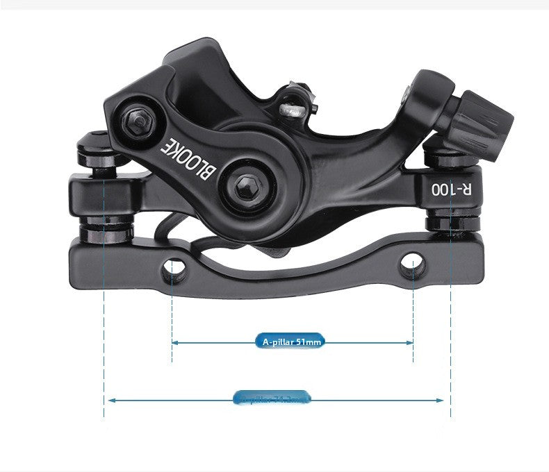 Skateboard Driving Replacement Front and Rear Line Pull Disc Brake Caliper Mountain Bike Mechanical Line Disc Brake