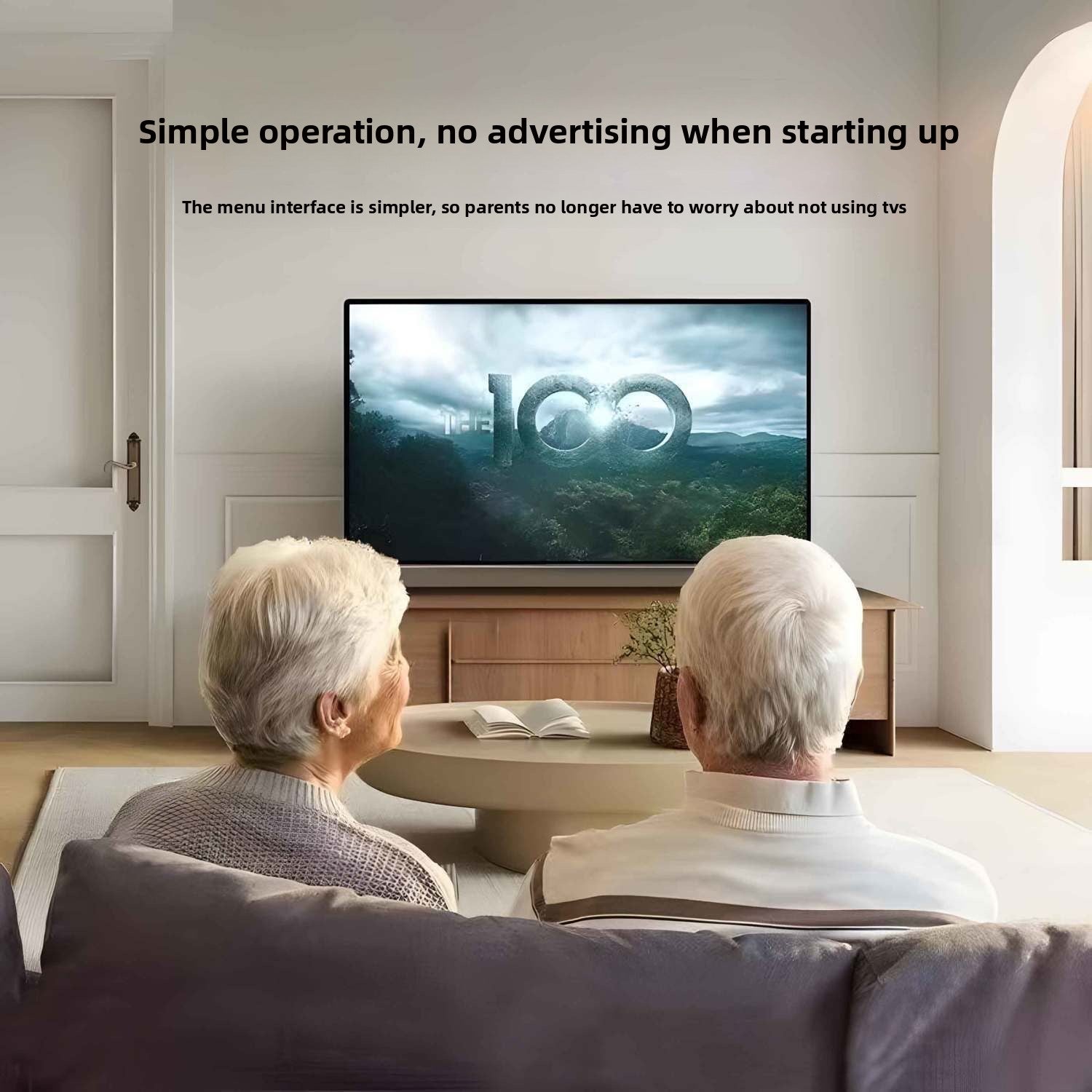 2025 Top New Model Original Imported Frameless 100inch HD TV 55/65/75/85 Voice Full Screen