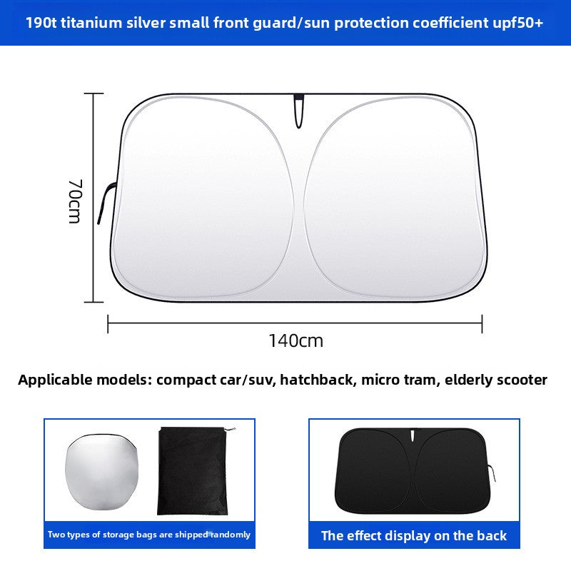 Car Windshield Sunshade Heat Insulation Sunshade for Car Anti-Glare Sunshade Board Summer Car Sunshade Windshield