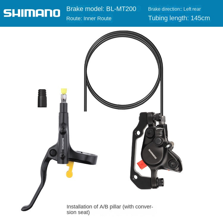 SHIMANO MT200 M396 Oil Brake Mountain Bike Hydraulic Disc Brake Folding Bike Oil Brake