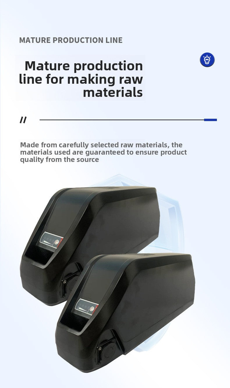 ALX149B Ebike Battery Box with Lock, MTB Lipo Down Tube Housing, ALX149B Battery Plastic Shell