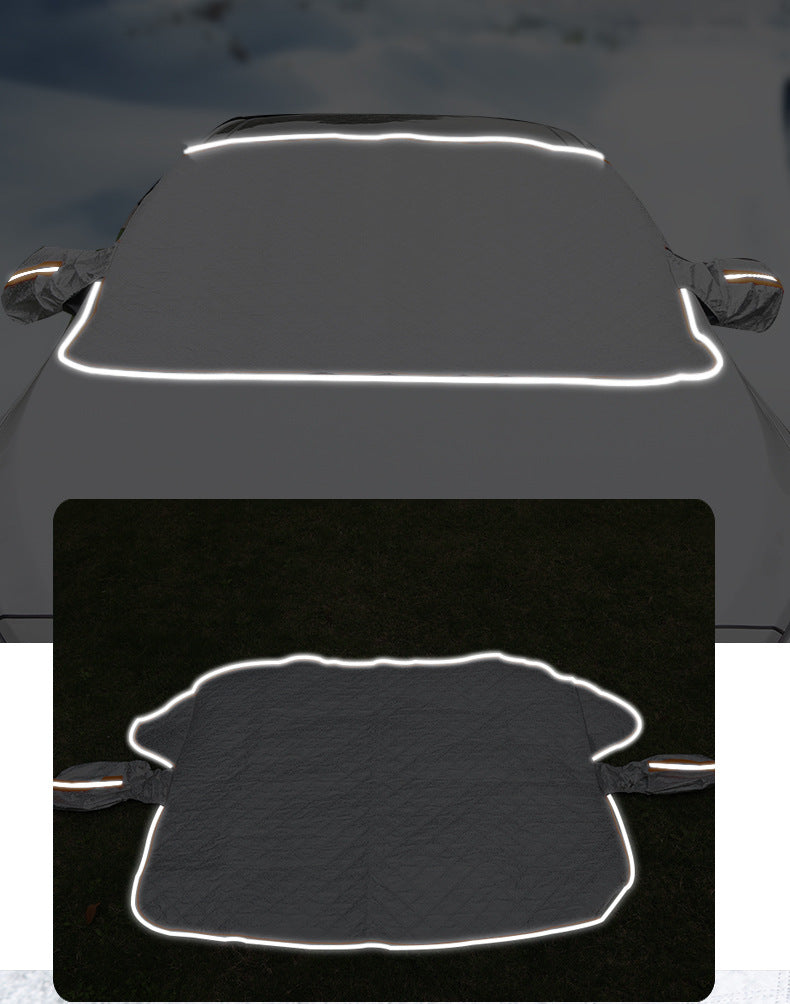 Car Magnetic Sunshade Curtain Front Windshield Sunshade Light Blocking Summer Heat Insulation Sunshade Car Accessories Sunshade