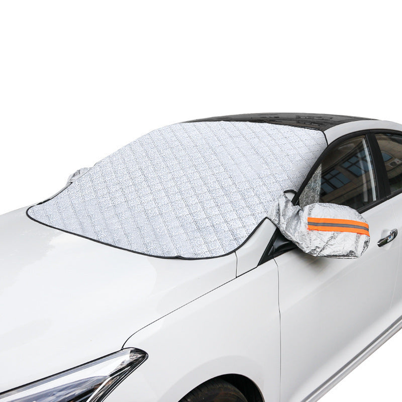 Car Magnetic Sunshade Curtain Front Windshield Sunshade Light Blocking Summer Heat Insulation Sunshade Car Accessories Sunshade