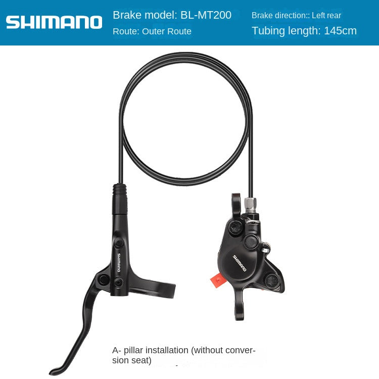 SHIMANO MT200 M396 Oil Brake Mountain Bike Hydraulic Disc Brake Folding Bike Oil Brake