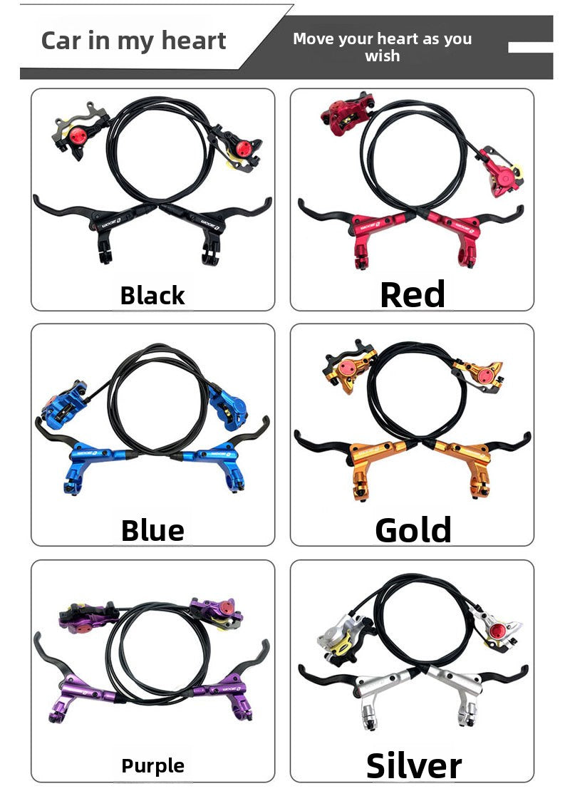 ZOOM HB875 Oil Brake Mountain Bike Oil Disc Hydraulic Disc Brake Bicycle Oil Tube Brake MT200