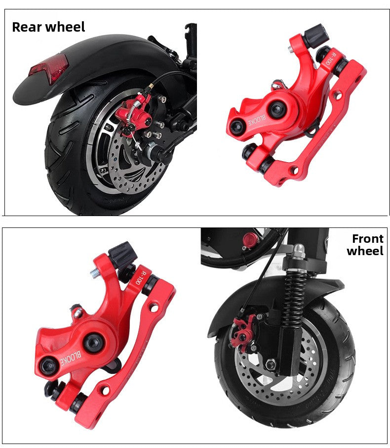Skateboard Driving Replacement Front and Rear Line Pull Disc Brake Caliper Mountain Bike Mechanical Line Disc Brake
