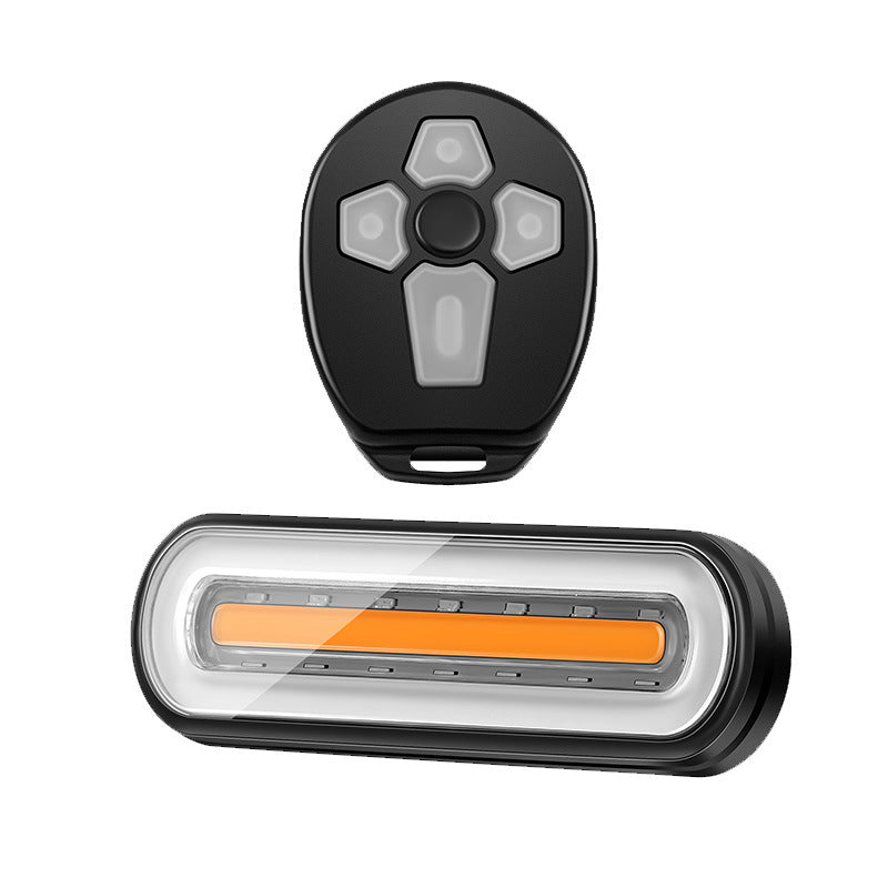 Bicycle Steering Taillight Wireless Remote Control USB Charging Mountain Highway Vehicle Night Riding Warning Light Cycling Fixture Light