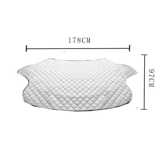 Car Magnetic Sunshade Curtain Front Windshield Sunshade Light Blocking Summer Heat Insulation Sunshade Car Accessories Sunshade