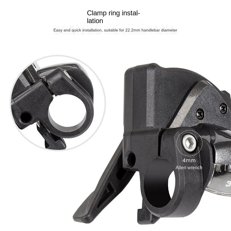 Micronew Micro-Turn Mountain Bike 24-Speed 27-Speed Variable Speed Finger Dial 8-Speed 9-Speed Split Finger Lever Transmission