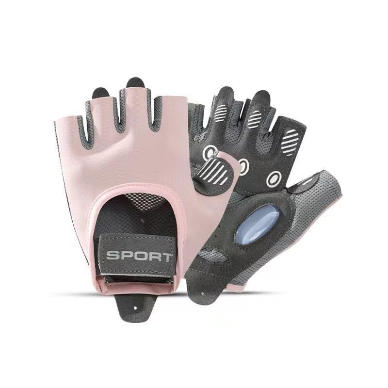Riding Wear-Resistant Half Finger Sports Fitness Gloves Non-Slip Equipment Training Bicycle Yoga Breathable Anti-Starting Spinning