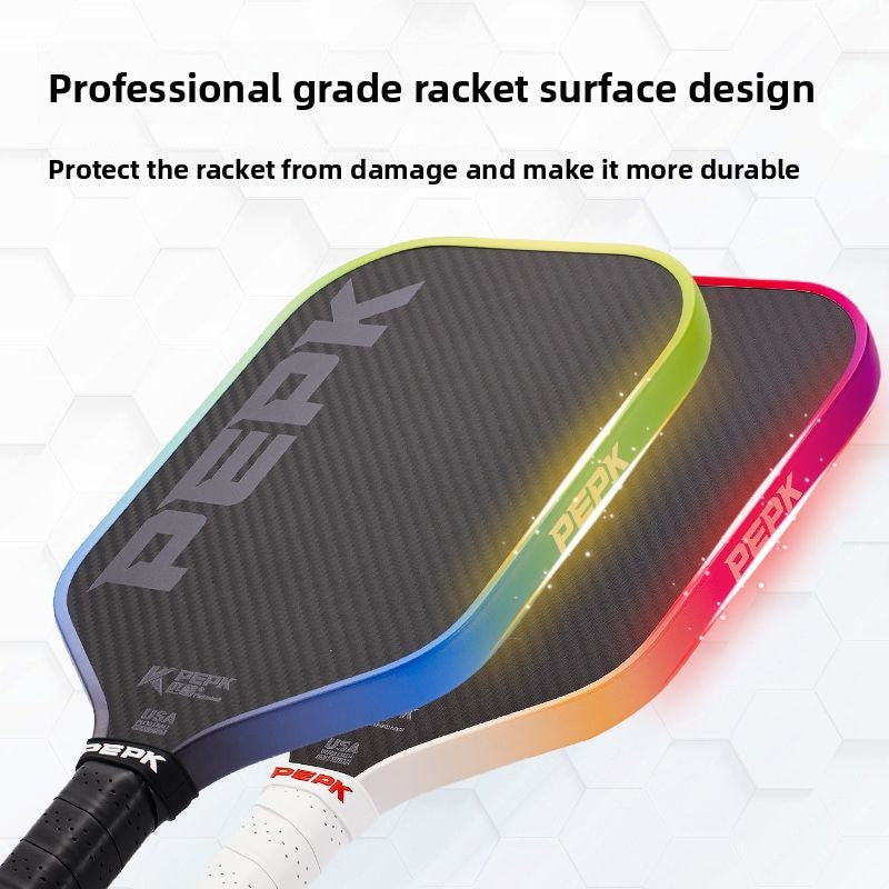 PEPK Pickleball Racket K-3k Carbon Fiber 3k Twill Competition Professional Pickleball