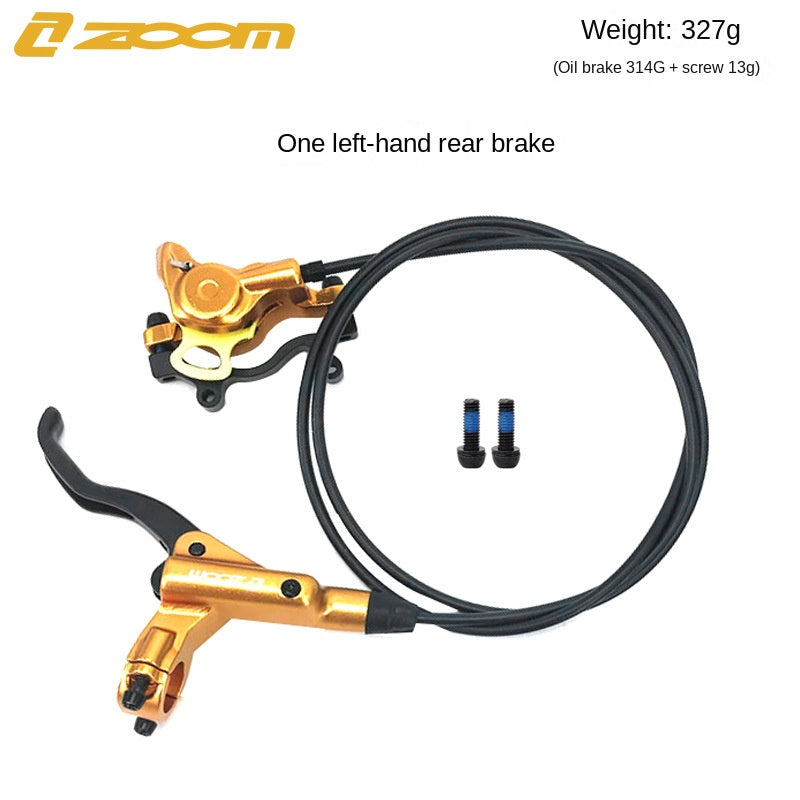 ZOOM HB875 Oil Brake Mountain Bike Oil Disc Hydraulic Disc Brake Bicycle Oil Tube Brake MT200