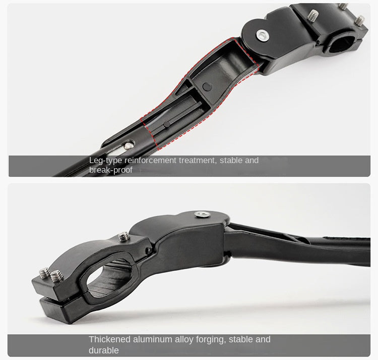 Bicycle Kickstand Center Mount Bike Stand Universal Mountain Bike Road Bike Foot Support Outdoor Cycling Gear Parking Bracket