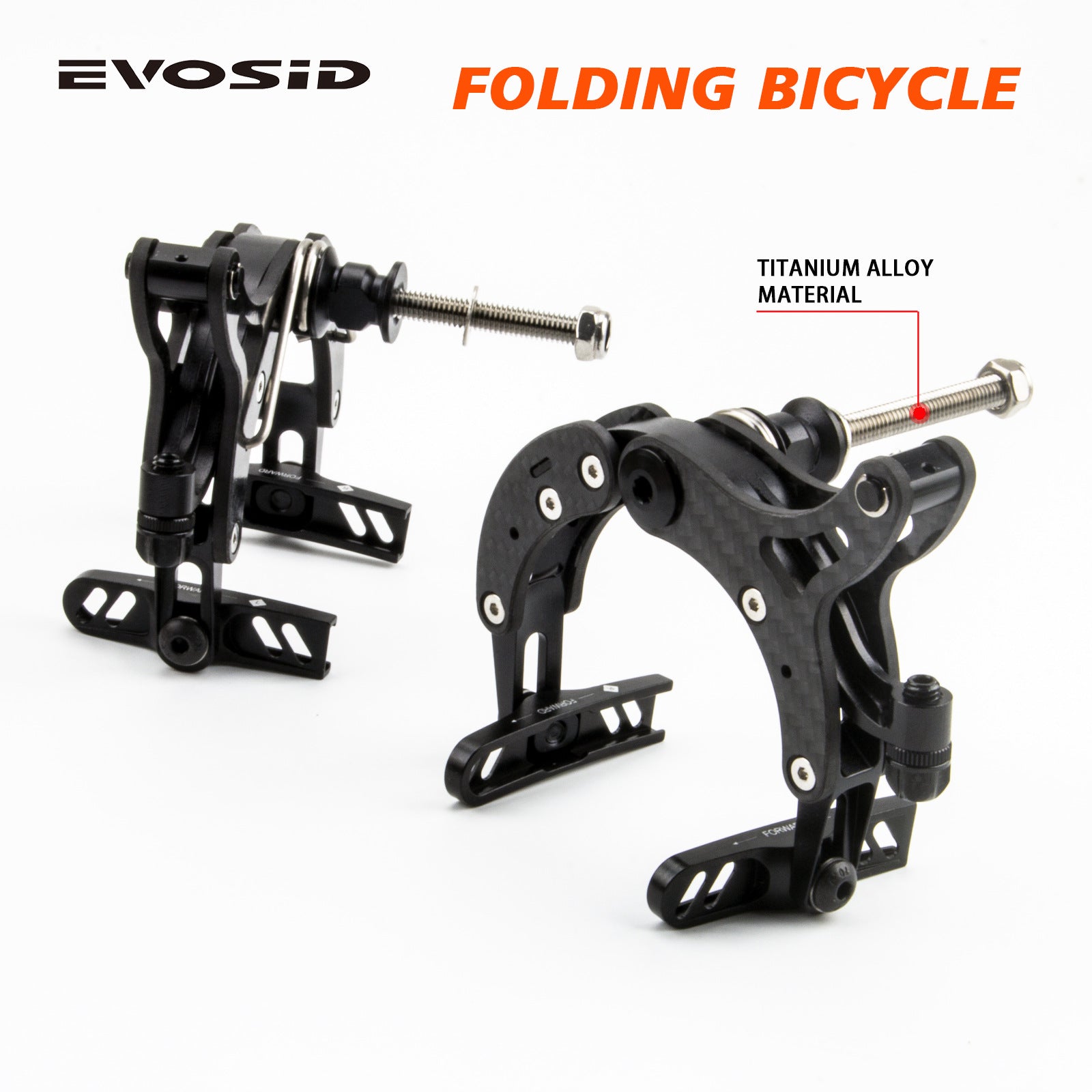 Road Folding Bike Carbon Fiber C Brake Small Wheel Bike 700C Road Bicycle 142g Caliper Lightweight C Caliper Brake