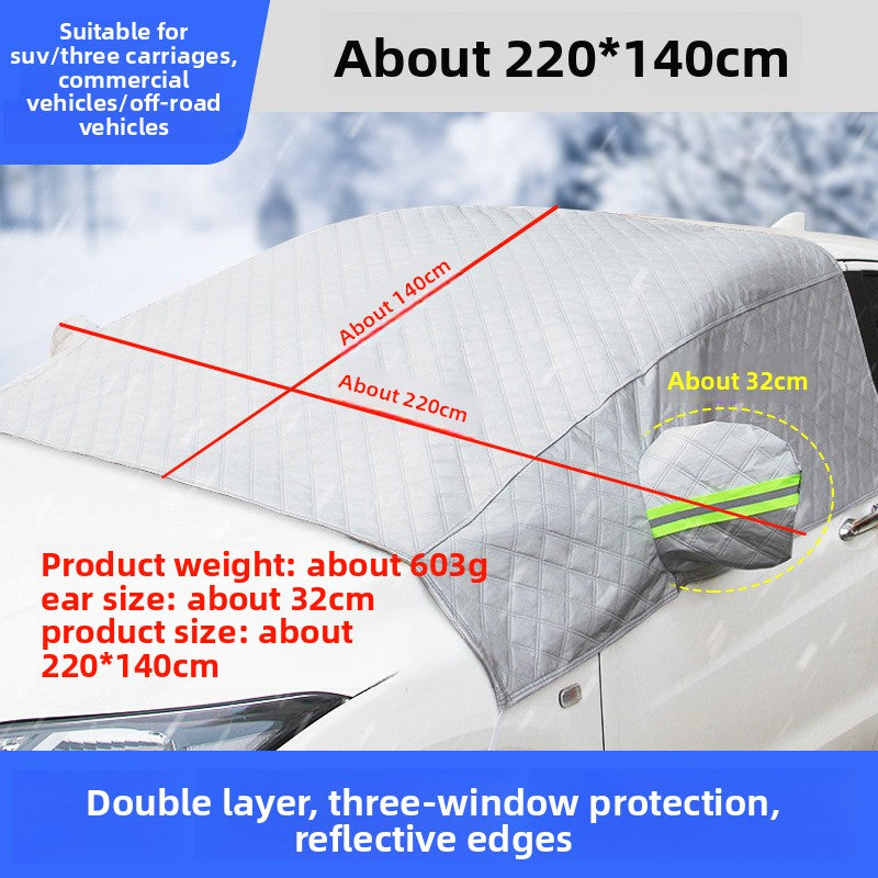 Car Magnetic Sunshade Curtain Front Windshield Sunshade Light Blocking Summer Heat Insulation Sunshade Car Accessories Sunshade