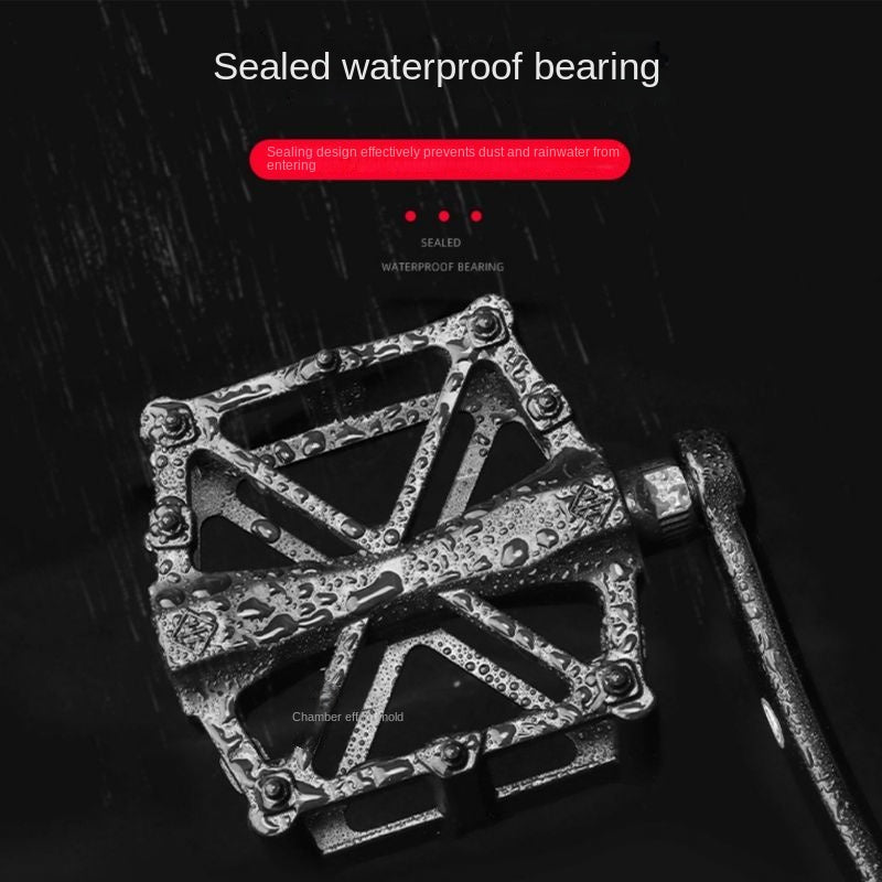 Bike Pedals Aluminum Alloy Non-Slip Mountain Highway Vehicle Pedal Ultra-Light Children's Bicycle Pedal Universal Accessories