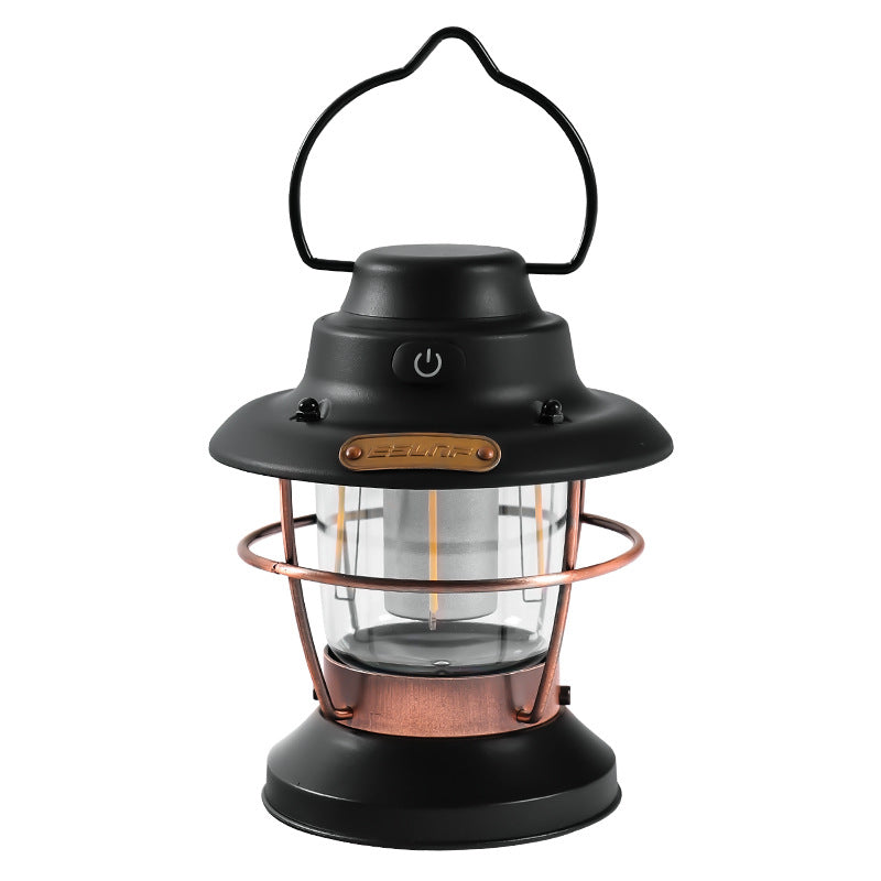 Camping Lantern Outdoor Camping Light Tent Light Emergency Light LED Light Portable Mountain Light Retro Barn Lantern