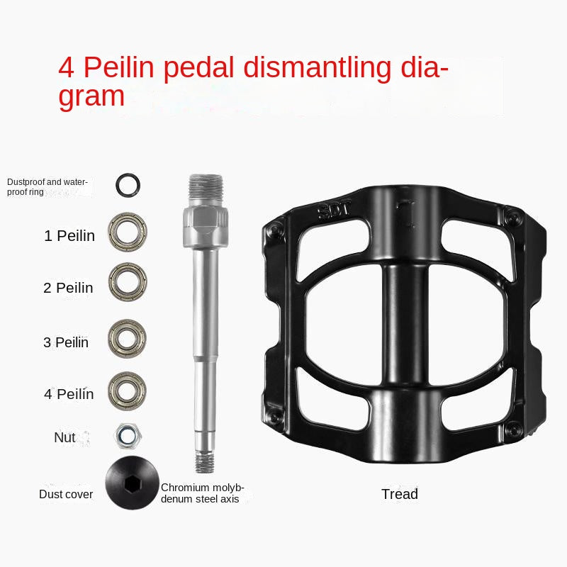 Bike Pedals Mountain Bike Pedal Bearing Road Children's Bicycle Universal Pedal Accessories