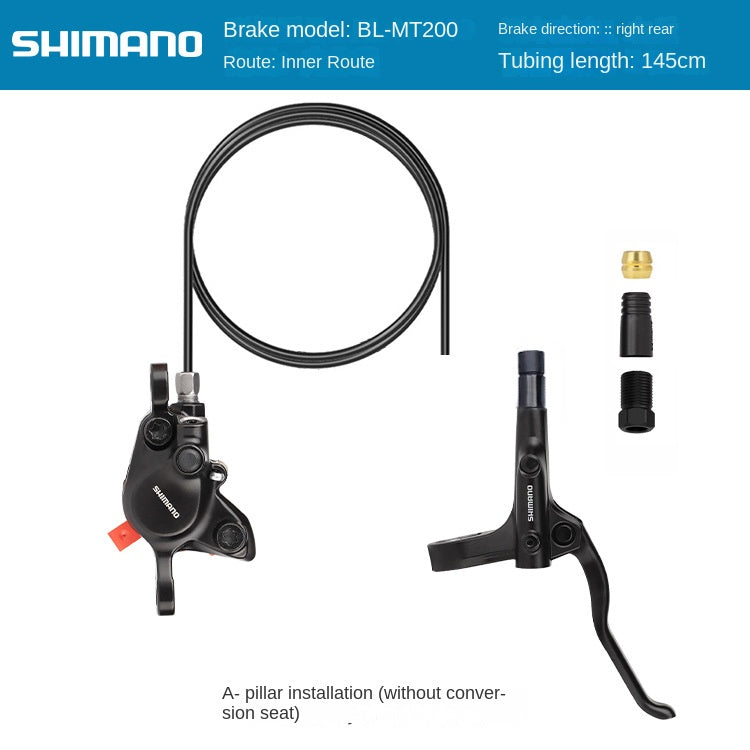 SHIMANO MT200 M396 Oil Brake Mountain Bike Hydraulic Disc Brake Folding Bike Oil Brake
