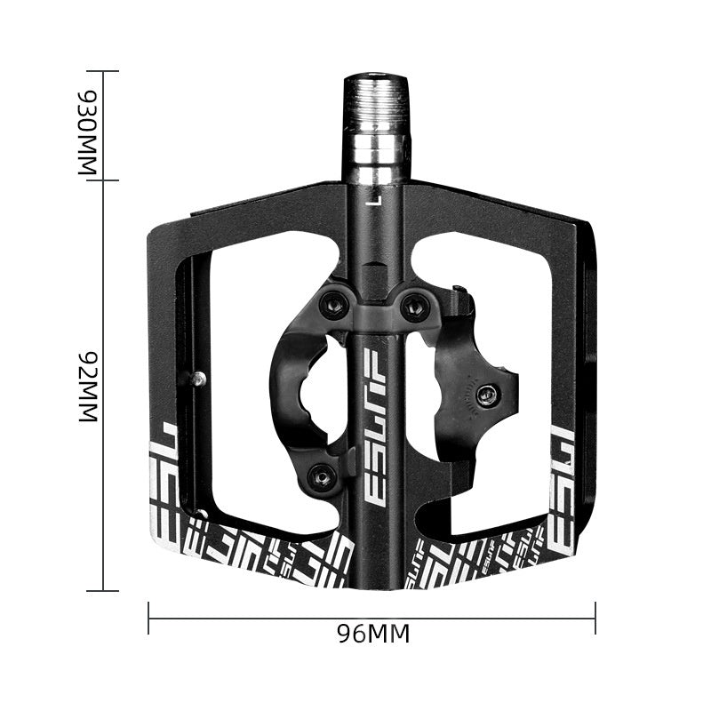 Bicycle Peilin Pedal Mountain Bicycle Lock Tread Dual-Use Aluminum Alloy Pedal Bearing Cycling Fitting