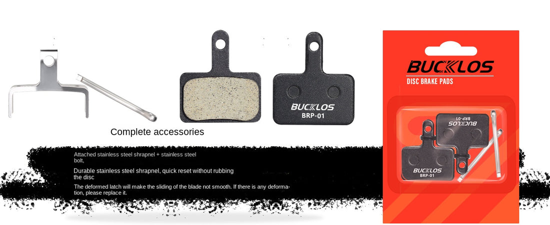 BUCKLOS Mountain Bike Cooling Pads MT200 Ceramic Resin Brake Pads B01S/B03S/B05S
