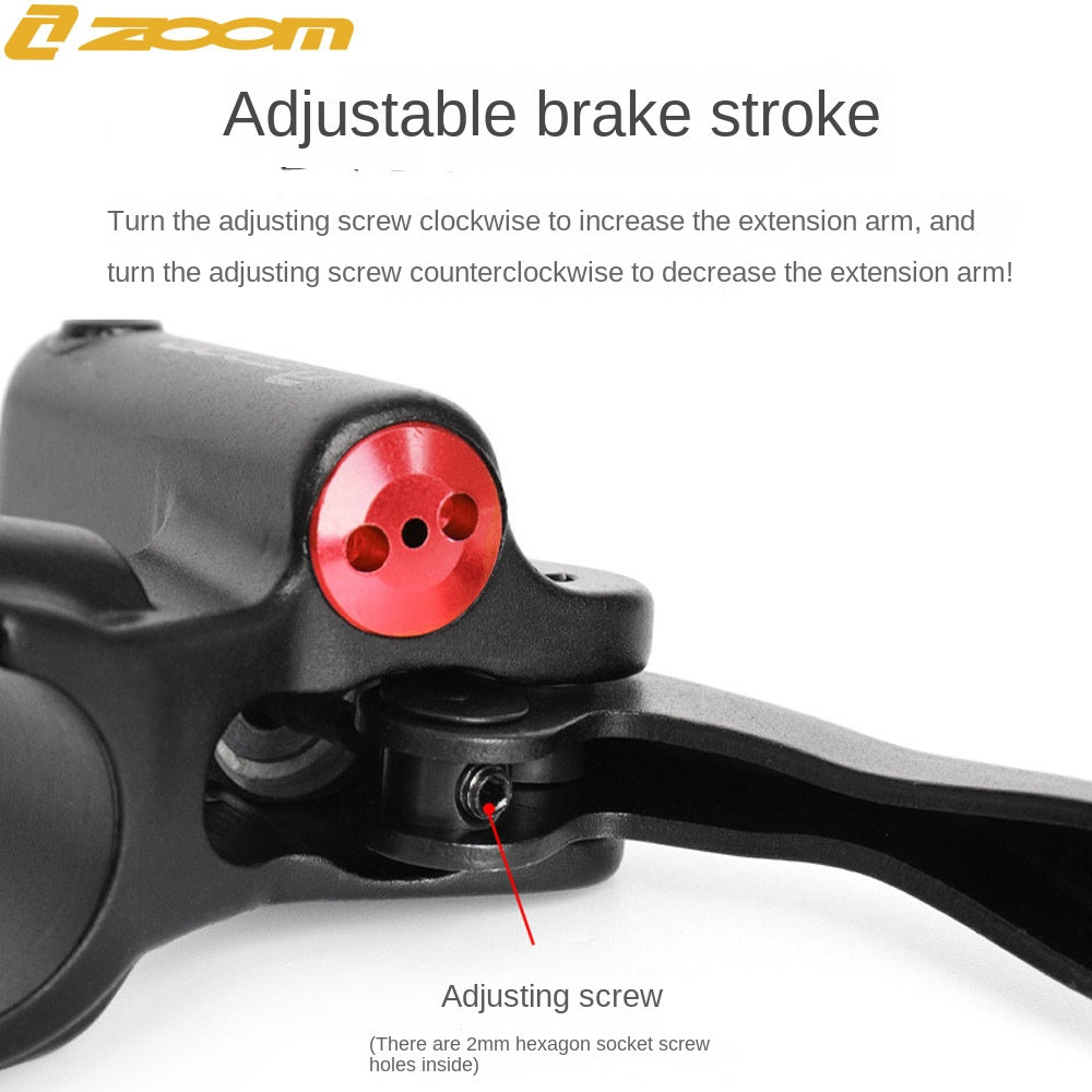 ZOOM HB875 Oil Brake Mountain Bike Oil Disc Hydraulic Disc Brake Bicycle Oil Tube Brake MT200