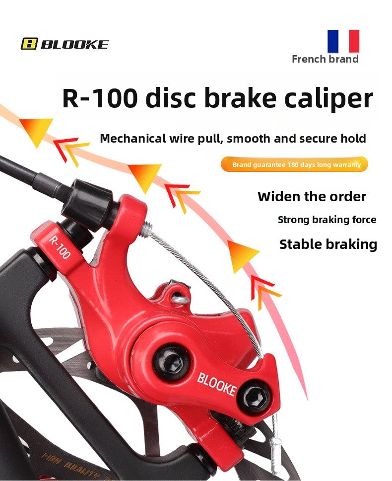 Skateboard Driving Replacement Front and Rear Line Pull Disc Brake Caliper Mountain Bike Mechanical Line Disc Brake