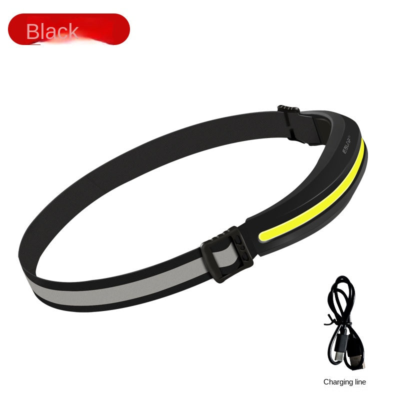 Customized USB Charging Run Light Cob Work Light Outdoor Mountaineering Camping Waterproof Night Running Head-Mounted Floodlight