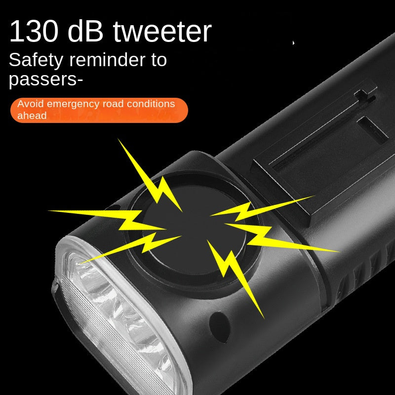 Bicycle Light Headlight Outdoor Highlight Lighting Night Riding Flashlight USB Rechargeable Horn Light Rainproof Cycling Fixture