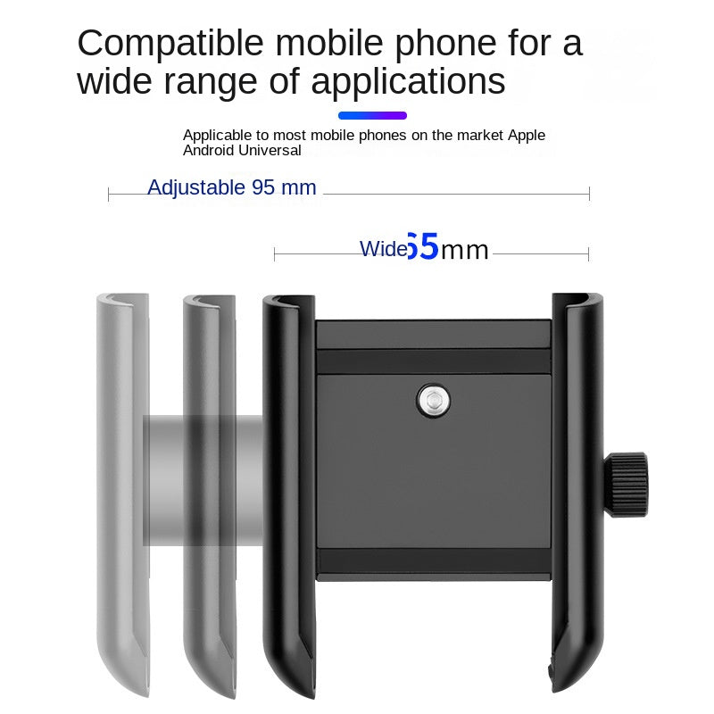 Electric Car Mobile Phone Bracket Motorcycle Navigation Takeaway Rider Car Battery Car Bicycle Mobile Phone Holder