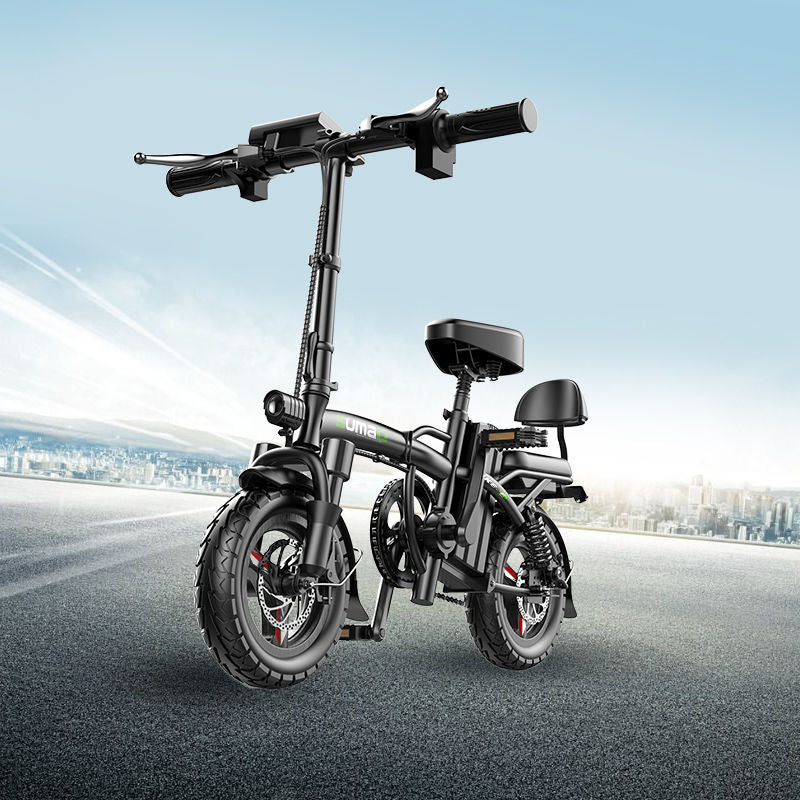 German Mingding Electric Bicycle Foldable Electric Bike Commuter Small Ultra-light Portable Adult Power-assisted Battery Bike
