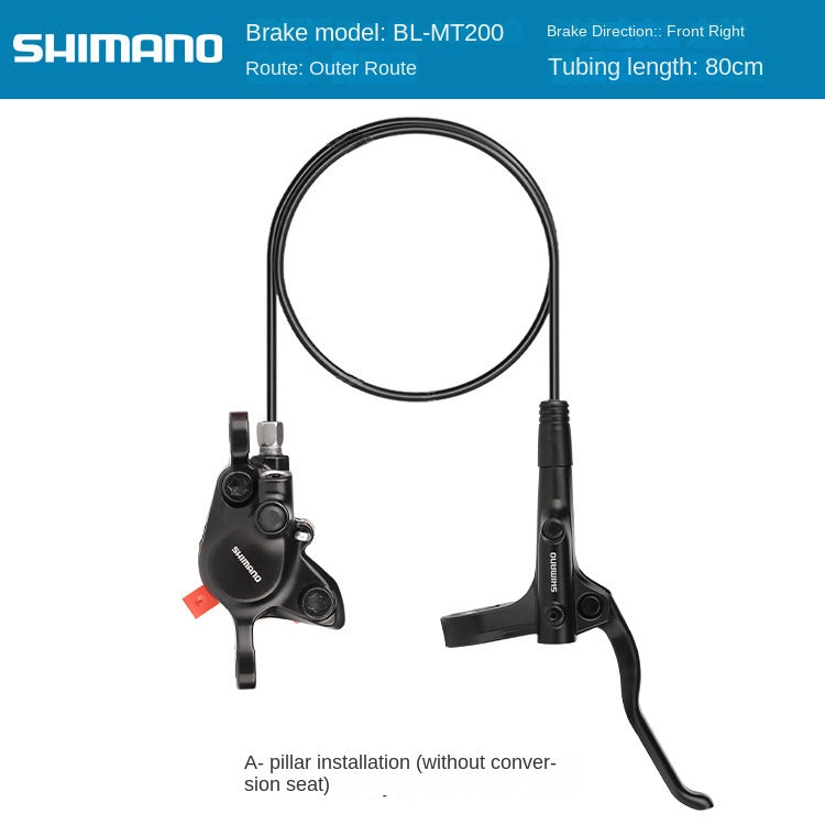 SHIMANO MT200 M396 Oil Brake Mountain Bike Hydraulic Disc Brake Folding Bike Oil Brake