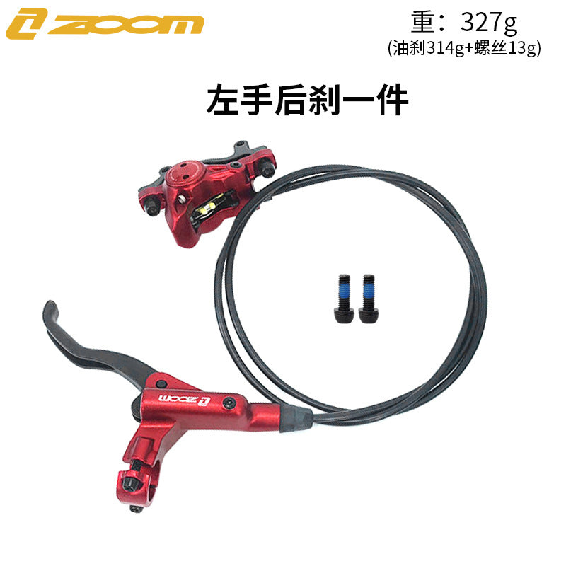 ZOOM HB875 Oil Brake Mountain Bike Oil Disc Hydraulic Disc Brake Bicycle Oil Tube Brake MT200