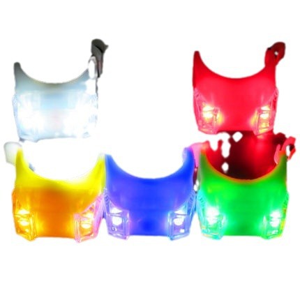 6 Th Generation Mountain Bike Frog Light Headlight and Rear Light Warning Light Bicycle Cycling Fixture