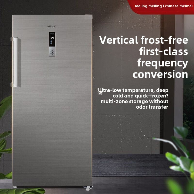 Meiling 381/311 Liter Upright Freezer Frost-Free Chest Freezer Household Drawer Large Capacity Commercial Direct Cooling 118 Liters