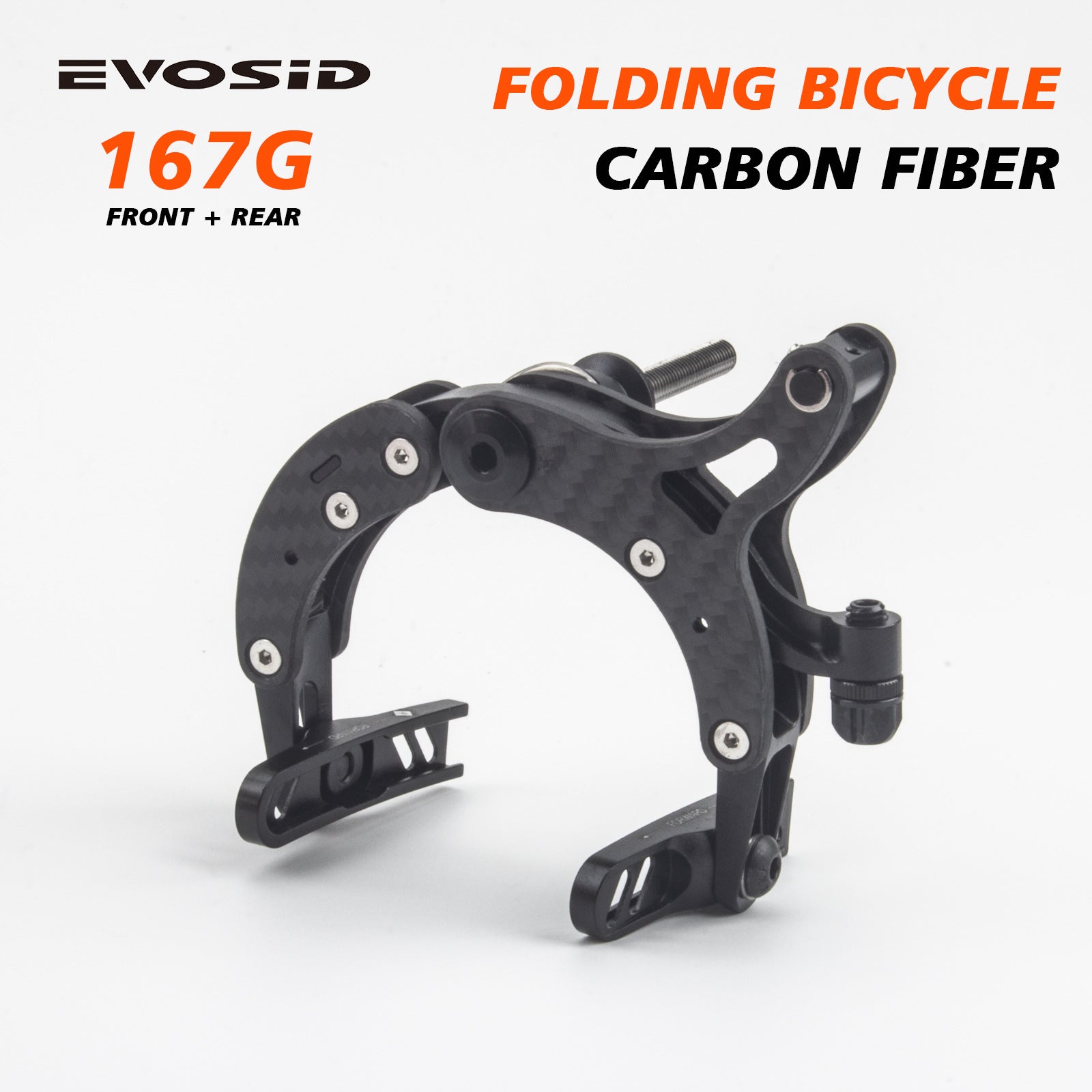 Road Folding Bike Carbon Fiber C Brake Small Wheel Bike 700C Road Bicycle 142g Caliper Lightweight C Caliper Brake