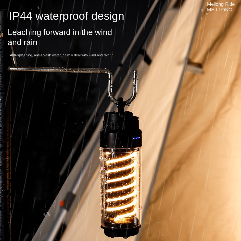 Camping Lantern Tent Ambience Light Waterproof USB Charging Campsite Lamp High Endurance Outdoor Lamp Lighting Camping Lamp
