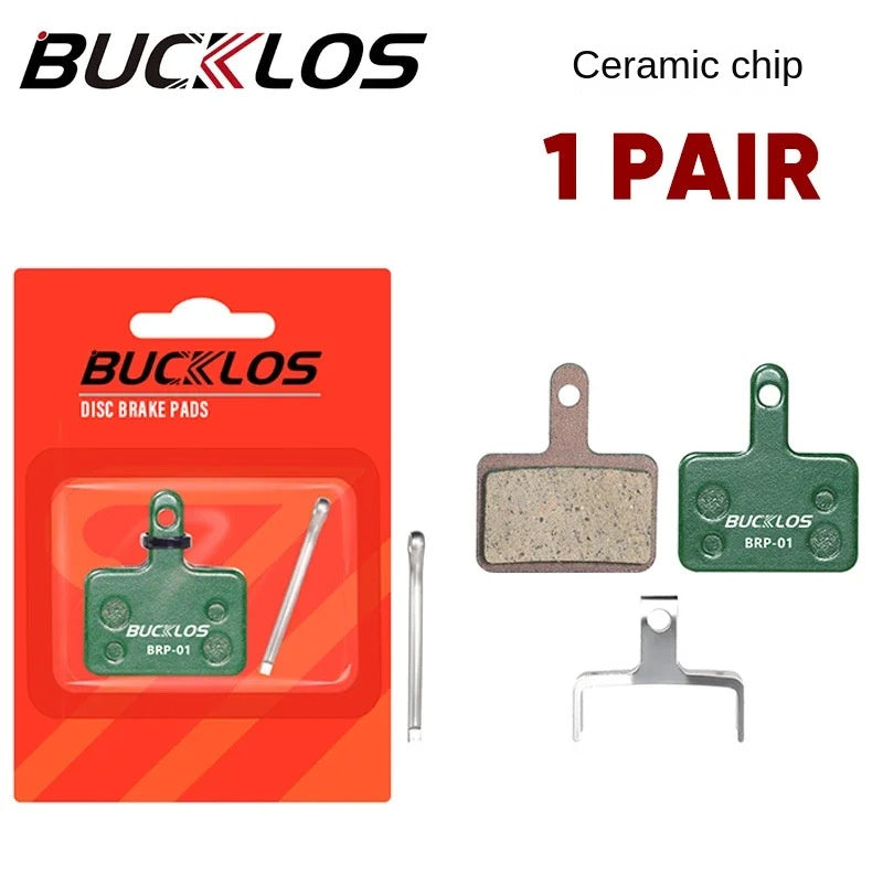 BUCKLOS Mountain Bike Cooling Pads MT200 Ceramic Resin Brake Pads B01S/B03S/B05S