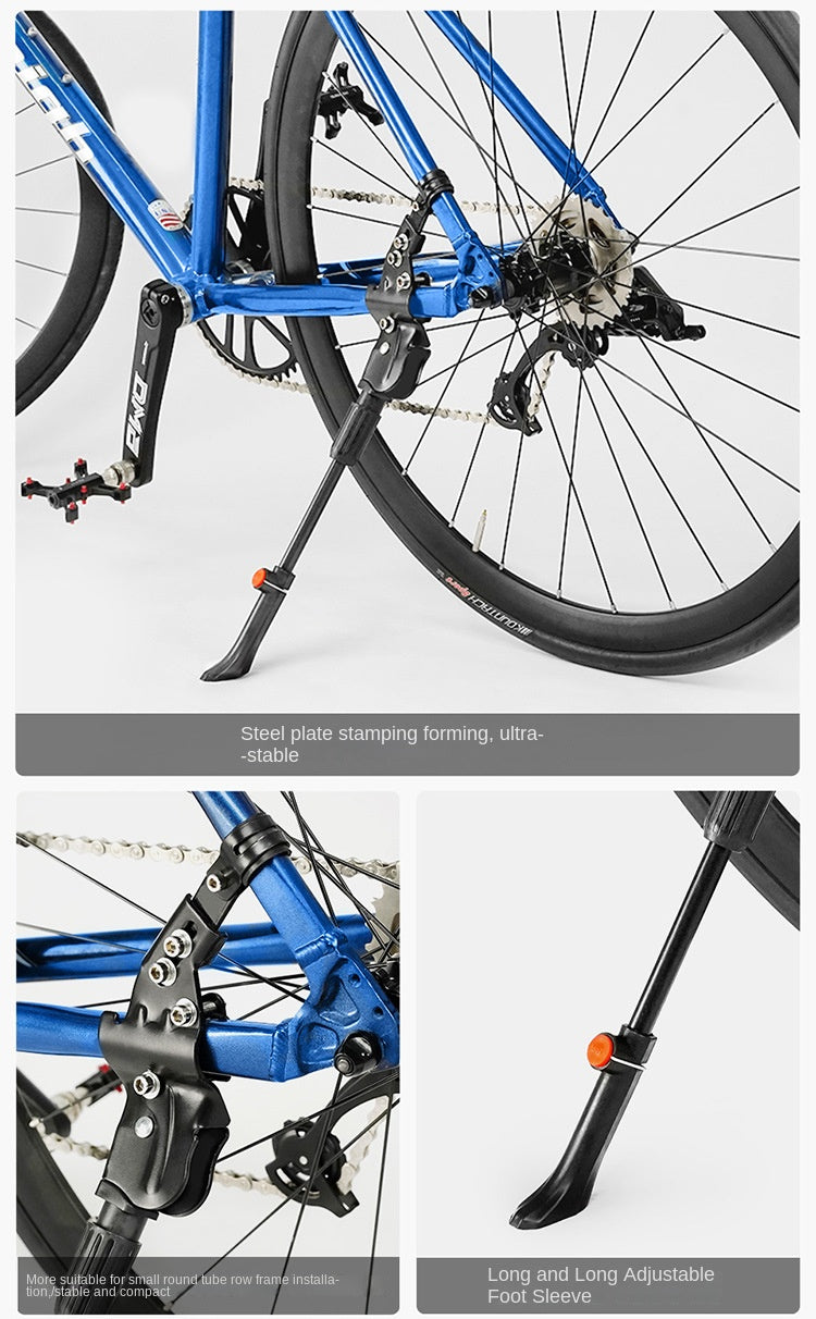 Bicycle Kickstand Center Mount Bike Stand Universal Mountain Bike Road Bike Foot Support Outdoor Cycling Gear Parking Bracket