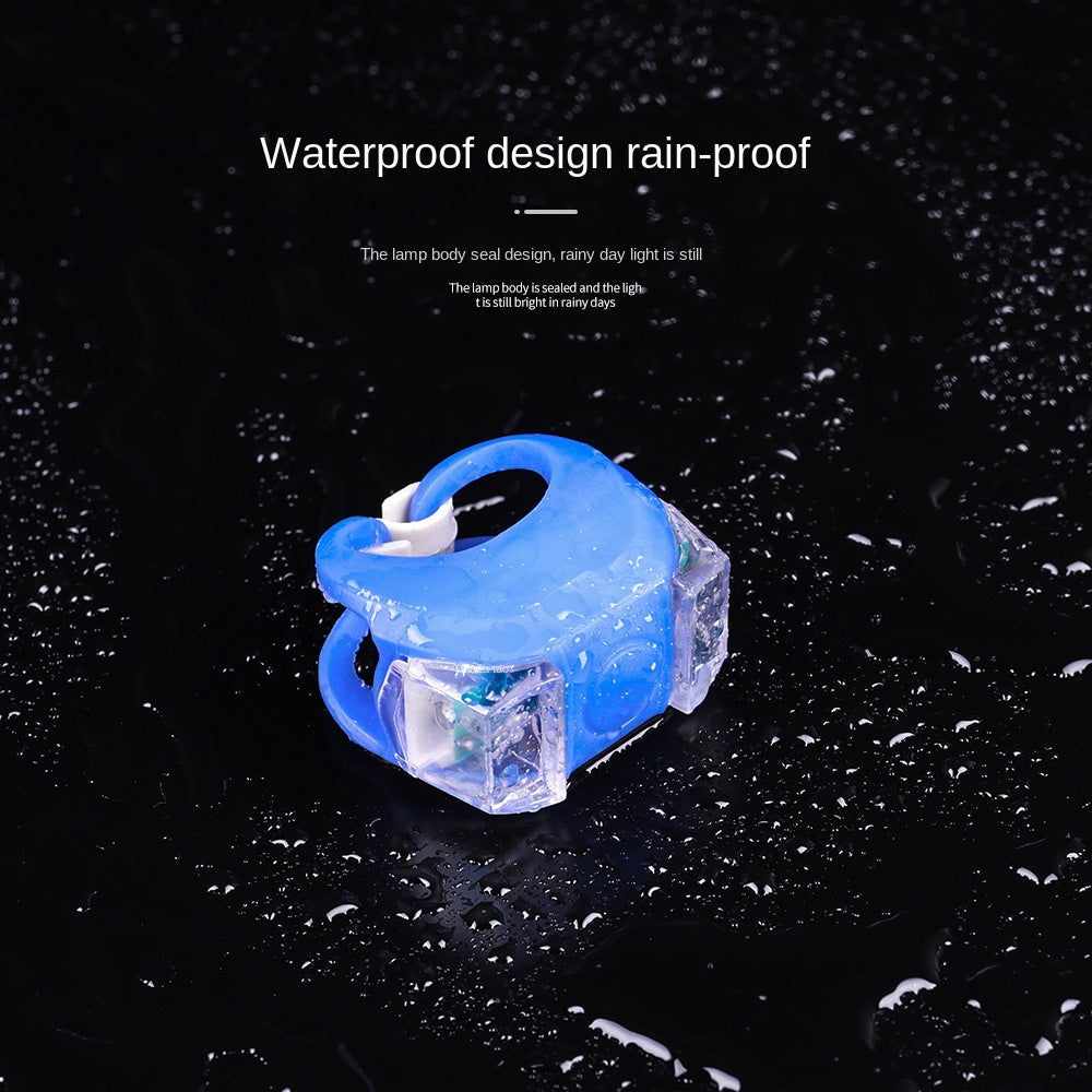 6 Th Generation Mountain Bike Frog Light Headlight and Rear Light Warning Light Bicycle Cycling Fixture