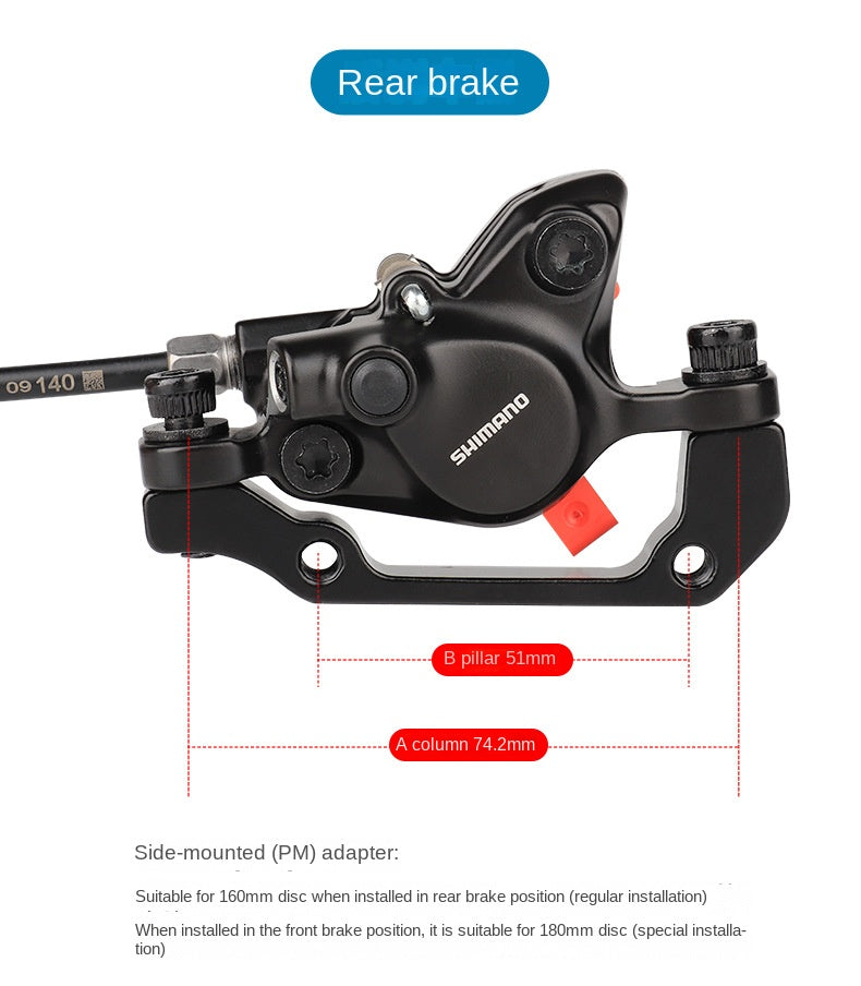 SHIMANO MT200 M396 Oil Brake Mountain Bike Hydraulic Disc Brake Folding Bike Oil Brake