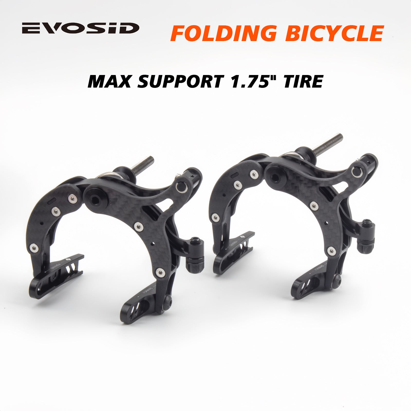 Road Folding Bike Carbon Fiber C Brake Small Wheel Bike 700C Road Bicycle 142g Caliper Lightweight C Caliper Brake