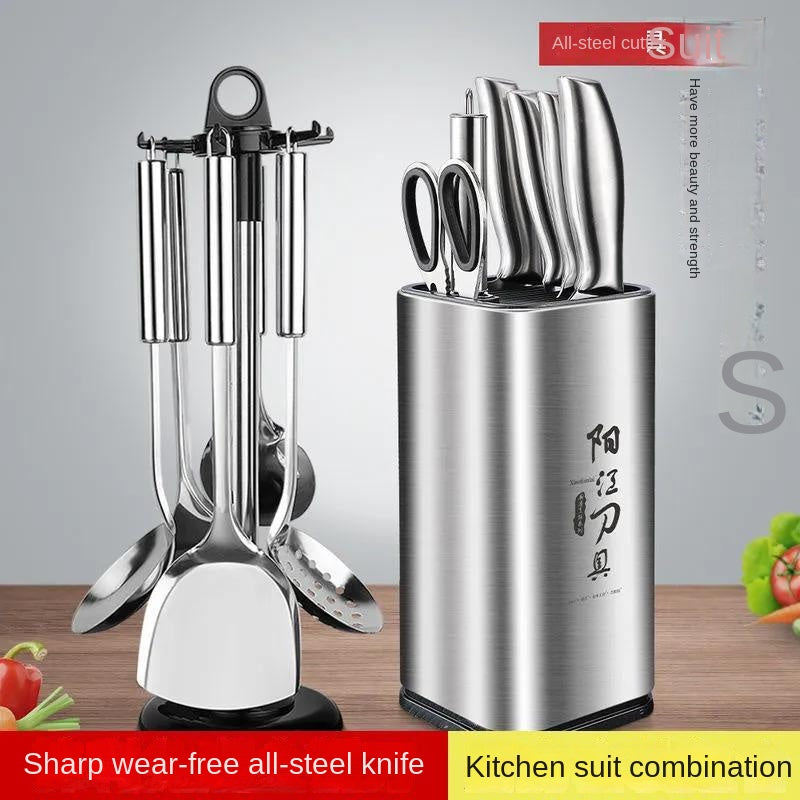 Kitchen knife 7pcs set+ utensils 6pcs set