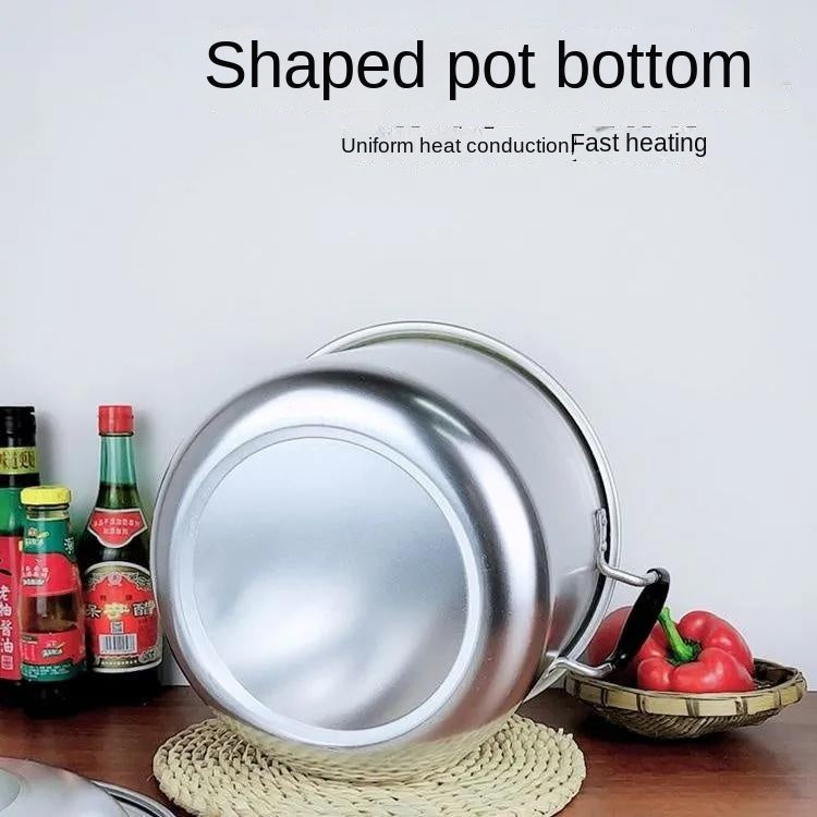 Aluminum pot old-fashioned gas