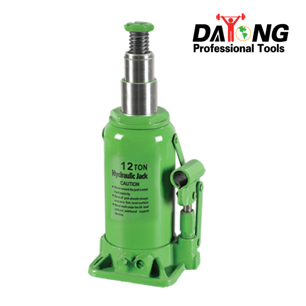 12-Ton Double Ram Hydraulic Bottle Jack: High Lift GS/TUV Certified
