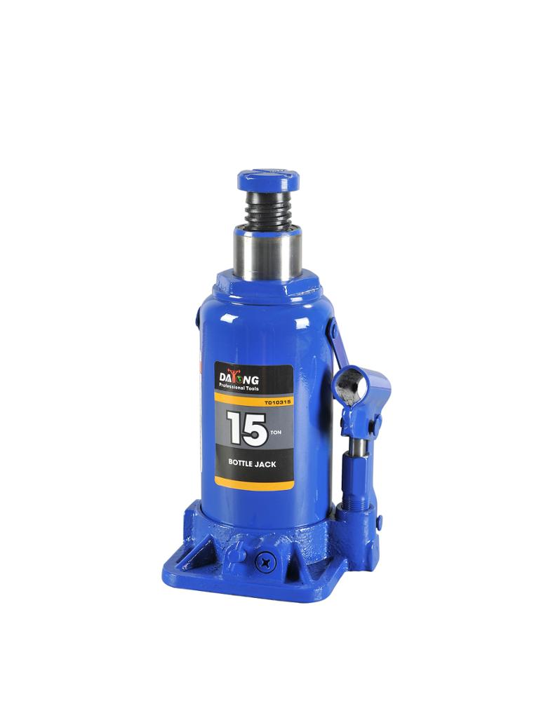 15-Ton Heavy Duty Hydraulic Bottle Jack: Welded Steel Truck Lift